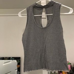 Striped Sleeveless Shirt
